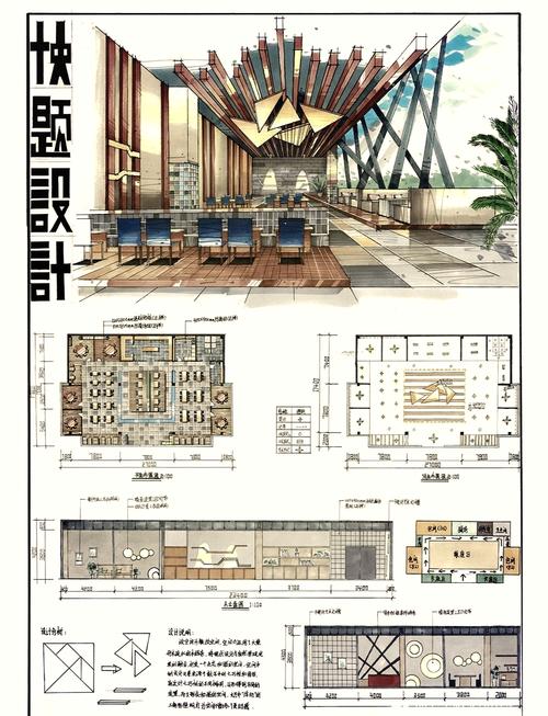 環藝快題餐飲空間作品解析